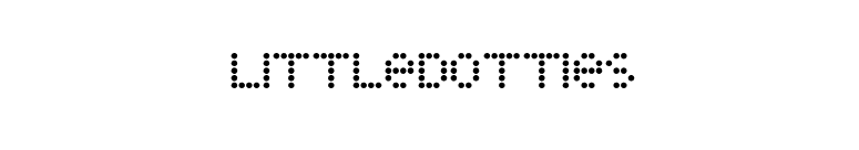 LittleDotties font preview