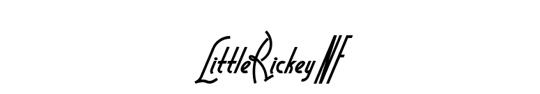 LittleRickeyNF font preview