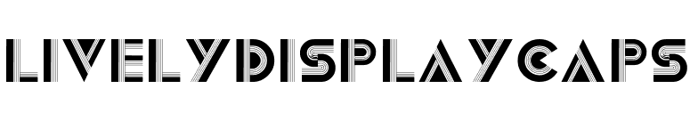 LivelyDisplayCaps font preview