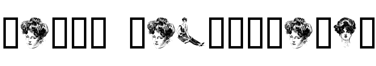 Liz's GibsonGirls font preview