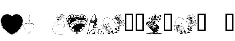 LM Valentines 1 font preview