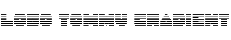 Lobo Tommy Gradient font preview