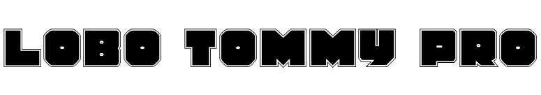 Lobo Tommy Pro font preview