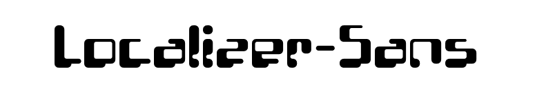 Localizer-Sans font preview