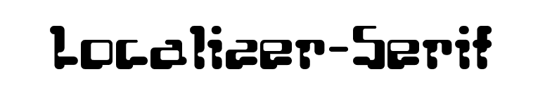 Localizer-Serif font preview