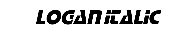 Logan Italic font preview