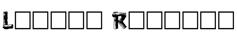 Logger Regular font preview