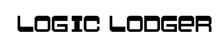 Logic lodger font preview