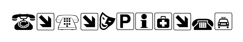 LogosPiFont font preview