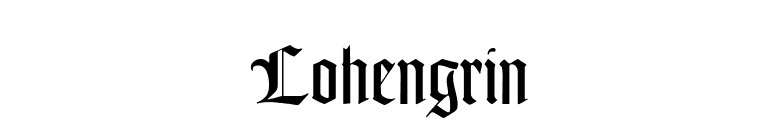 Lohengrin font preview