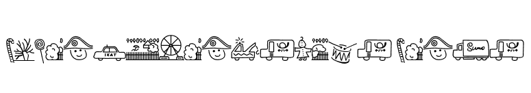 LoKinderDingsbums Links font preview