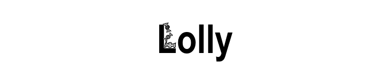 Lolly font preview