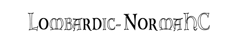 Lombardic-NormaHC font preview