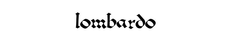 Lombardo font preview