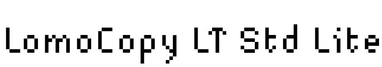 LomoCopy LT Std Lite font preview