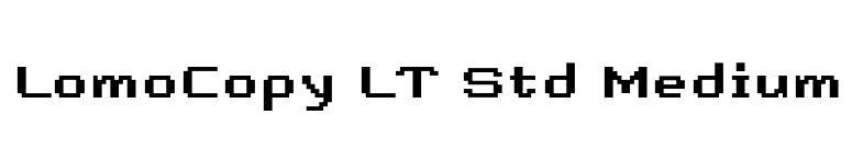 LomoCopy LT Std Medium font preview