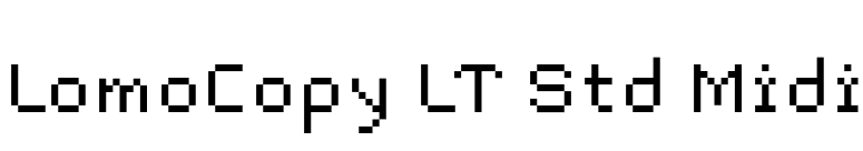LomoCopy LT Std Midi font preview