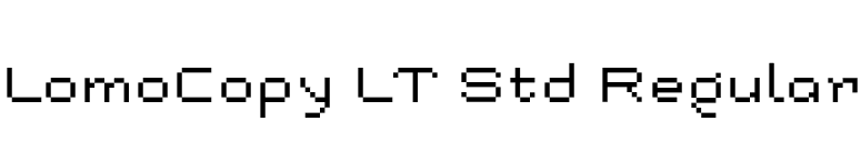 LomoCopy LT Std Regular font preview