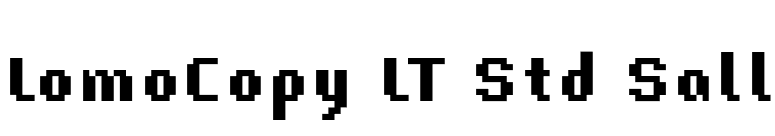 LomoCopy LT Std Sall font preview