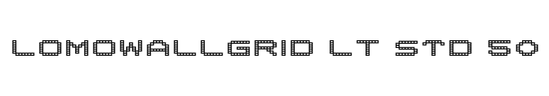 LomoWallGrid LT Std 50 font preview
