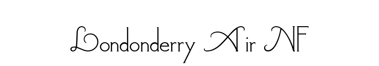 Londonderry Air NF font preview