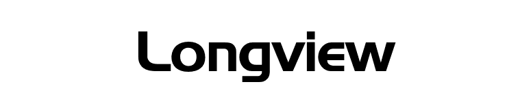 Longview font preview