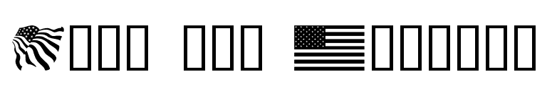 Look for America font preview