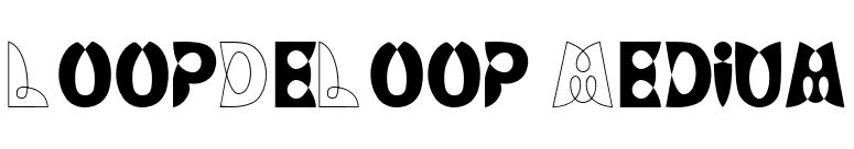 LoopDeLoop Medium font preview
