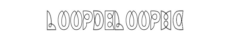 LoopDeLoopHC font preview