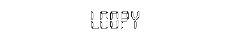 Loopy font preview