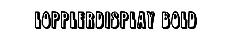 LopplerDisplay Bold font preview