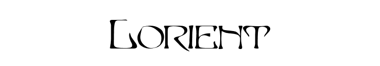 Lorient font preview