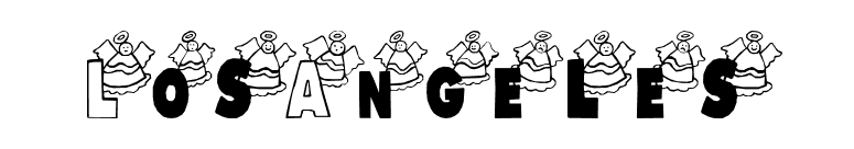 LosAngeles font preview