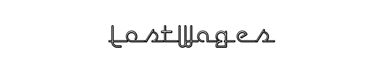 LostWages font preview