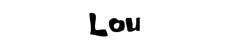 Lou font preview