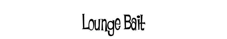 Lounge Bait font preview