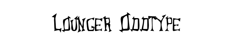 Lounger Oddtype font preview