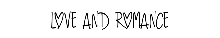 Love and Romance
 font preview