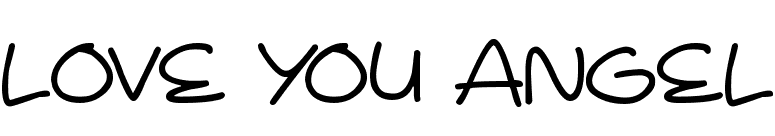 Love You Angel
 font preview