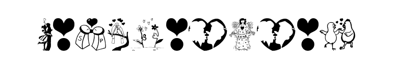 LovePoision font preview
