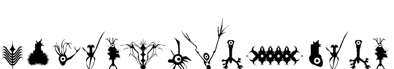 LovingTheAlien font preview