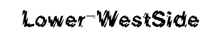 Lower-WestSide font preview