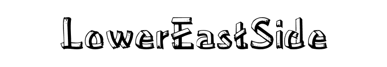 LowerEastSide font preview