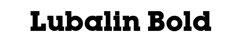 Lubalin Bold font preview