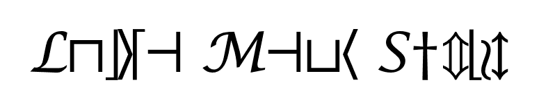 Lucida Math Symbol font preview