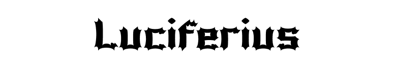 Luciferius font preview