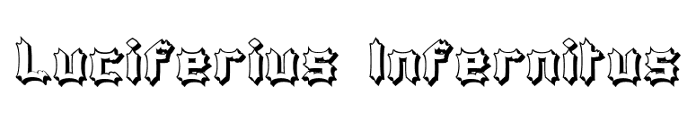 Luciferius Infernitus font preview