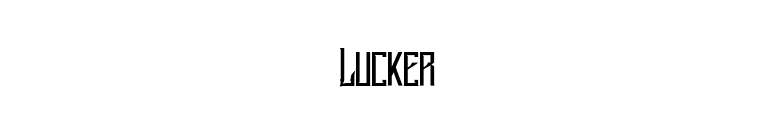 Lucker font preview