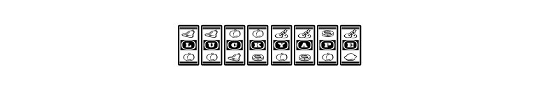 LuckyApe font preview