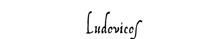 Ludovicos font preview